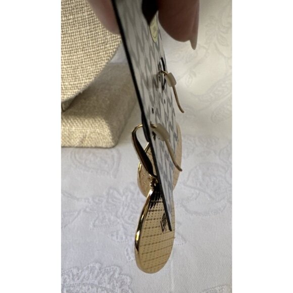 Laundry by Shelli Segal Goldtone Circles Dangle NWT - Picture 8 of 11